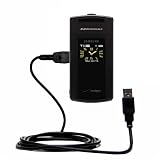 Classic Straight USB Cable for the Samsung Flipshot with Power Hot Sync and Charge capabilities - Gomadic Brand w/ TipExchange Technology