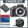 Canon Digital Rebel XT Black SLR Camera Kit, with 2 GB CF Memory Card, Spare NB-2LH Lithium-Ion Rechargeable Battery, Slinger System Bag