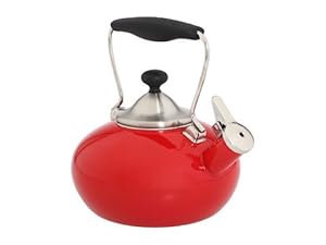 Enamel-on-steel Bridge Teakettle