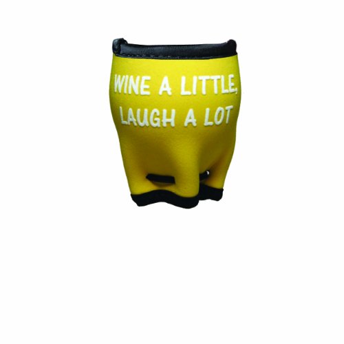 Oenophilia Woozie Neoprene Wine Glass Sleeve - Wine A Little, Laugh A Lot