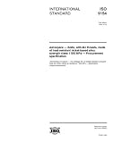 ISO 9154:1999, Aerospace -- Bolts, with MJ threads, made of heat-resistant nickel-based alloy, strength class 1 550 MPa -- Procurement specification