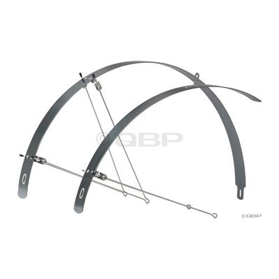 Civia Low Profile Fenders Aluminum Pewter 700 x 35