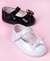 Baby Deer Baby Girl Patent Soft Sole Shoe