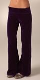 JUICY COUTURE Velour - Juicy Couture Velour Wide Leg Pants DRESSAGE Purple (New Arrival)