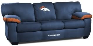 Home Team NFL Denver Broncos Classic Sofa
