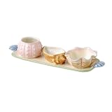 Pfaltzgraff Beachcomber Shell Entertaining Set 4 pc