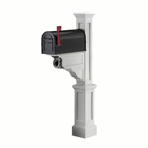 Mayne 581000000 Dover Mail Post Only, White by Mayne