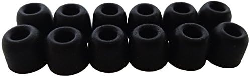 Rebound Fidelity Foam Earphone Earbud Tips - 5mm, Small, 6 Pairs