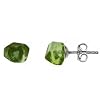 Certified Genuine Caribbean Amber and Sterling Silver Small Stud Earrings