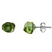 Certified Genuine Caribbean Amber and Sterling Silver Small Stud Earrings