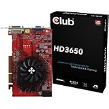 Club 3d ATI Radeon HD3650 Grafikkarte (AGP, 512MB GDDR2 Speicher, DVI, 1 GPU)