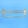 Franklin BRASS & Chrome HOTEL TOWEL RACK shelf bathroom