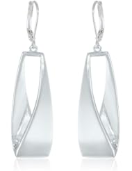 Anne Klein "Classics" Silver-Tone Linear Drop Earrings