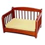 Richell Spindle Pet Bed, Medium, Color:Brown