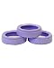 Playtex Baby Drop-Ins Premium Nurser Replacement Nipple Retainer Rings:3-Pack Purple