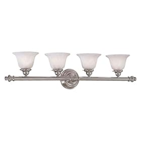 Minka Lavery Richelieu 5274-77 Large Reversible 4-LT 400w (8"H x 34"W) Vanity Lighting in Chrome