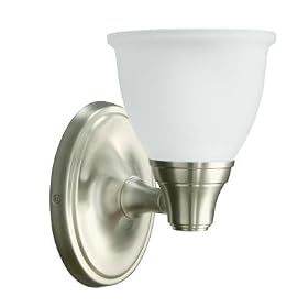 KOHLER K-11365-BN Transitional Single Wall Sconce for Forte Faucet Line, Vibrant Brushed... by Kohler