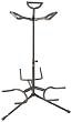 Stagg Triple Guitar Stand Black