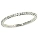 Ladies 49 Round Pave Set Diamond Eternity Band .31cttw