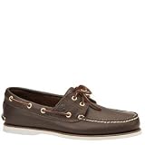 Timberland Men's Classic 2-Eye Boat Shoe Boat shoe,Dark Brown,8.5 M US