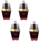 4 Black - MFC210C, MFC215C, MFC410N, MFC420CN, MFC425CN, MFC620CN, MFC640CW, MFC820CW, MFC3240C, MFC3340, MFC5440CN, MFC5840CN - DCP110C, DCP115C, DCP117C, DCP120C, DCP310CN, DCP315CN, DCP340CW Compatibles LC900 by GFS