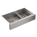 Kohler K-3945-NA Vault Apron Front Stainless Steel Double Basin Smart Divide Kit