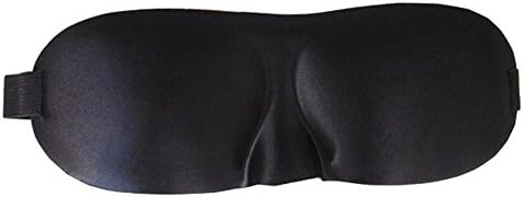 JIATEN Travel Dreams Rest 3D Sponge Sleeping Eye Mask Cover Lightweigh &amp; Block Light Breathable (Black)