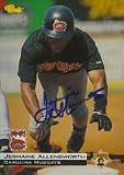 Jermaine Allensworth, Carolina Mudcats - Pirates Affiliate Autographed Card