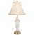 Brentwood Cut Crystal Urn with Bell Shade Table Lamp