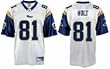 Torry Holt St. Louis Rams #81 Replica Reebok NFL Football Jersey (White)