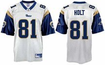 Torry Holt St. Louis Rams #81 Replica Reebok NFL Football Jersey (White)