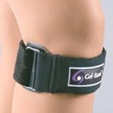 FLA Orthopedics FL37-500UNBLK GELBAND PATELLA KNEE STRAP - Color- Black