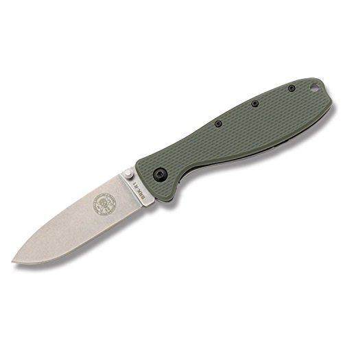 Blue Ridge Knives Olive Drab/Stonewash Zancudo Framelock Folder Blue Ridge Knives Olive Drab/Stonewash Zancudo Framelock Folder