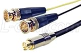 Assembled S-Video Cable, Male / Dual BNC Male, 7.5 ft