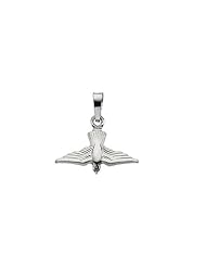 13.00x18.00 mm Holy Spirit Pendant in 14K White Gold