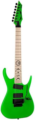 Dean Guitars US141063 USA Rusty Cooley 7-String Solid-Body Electric Guitar, Nuclear Green