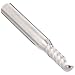 Melin Tool PRMG Carbide Square Nose End Mills, Inch, Uncoated (Bright) Finish, Non-Center Cutting, 25 Degree Helix, For Use With Plastics