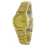 Seiko 5 #SYME46K1 Ladies Gold Tone Self Winding Automatic Watch by Seiko