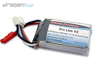 31ipTZTzxVL Thunder Power RC Pro Lite V2 250mAh 11.1V 3 Cell Li Poly 3s 250 Lithium Battery JST FREE Shipping