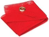 Roadpro 18 X 18 Red Mesh Warning Flag With Grommets - Roadpro 1818G