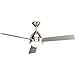 Progress Lighting P2514-09 Trevina 52" 3-Blade Brushed Nickel Ceiling Fan TrevinaCollection