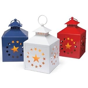 Martha Stewart Star Lantern - Blue - Grandin Road