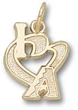 Arizona Diamondbacks I Heart A 1/2 Charm/Pendant