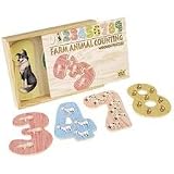 Farm Animal Wooden Counting Puzzle