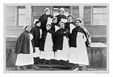 12 X 18 Stretched Canvas Poster Red Cross Nurses
