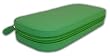 Gorgeous Green Slim Zip Travel Jewelry Box