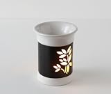 Oil Warmer / Tealight holder / Oil Burner - Charmingly Designed with Zen Floral - Light Diffuser - Decorative Accessory / Zen Home Decor / Table Decoration