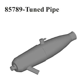 Redcat Racing 85789 Chrome Tuned Pipe from Racing Pipes