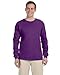 Gildan G240 Ultra Cotton® 6 oz. Long-Sleeve T-Shirt - PURPLE - M