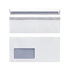 Herlitz Briefumschl�ge DINlang mit Fenster selbstklebend wei� VE=100 St�ck